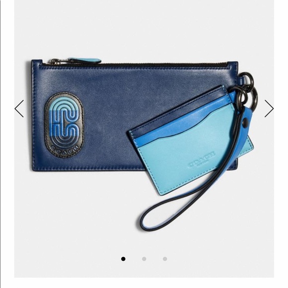 NWOT Coach Colorblock wristlet wallet card holder - Picture 12 of 14